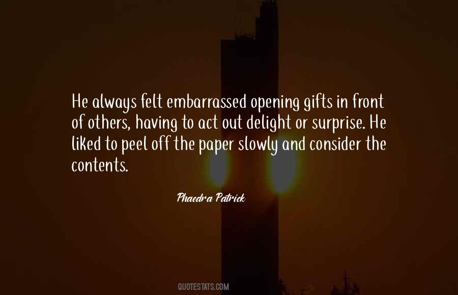 Quotes About Embarrassed #206565 Quotes About Embarrassed #206565