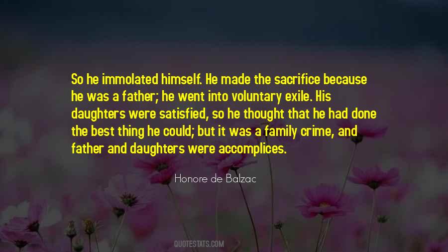 Sacrifice And Family Quotes #165613
