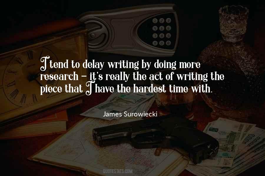 Quotes About The Act Of Writing #1310327