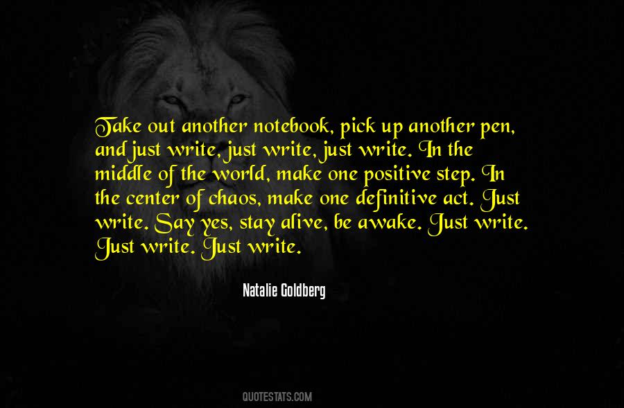 Quotes About The Act Of Writing #152518