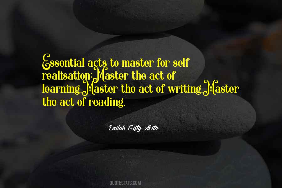 Quotes About The Act Of Writing #1697944