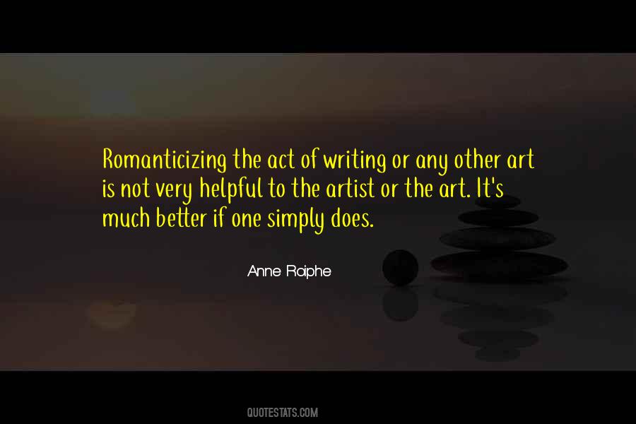 Quotes About The Act Of Writing #207172