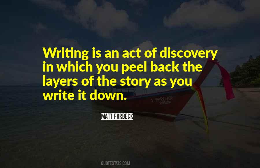Quotes About The Act Of Writing #210520