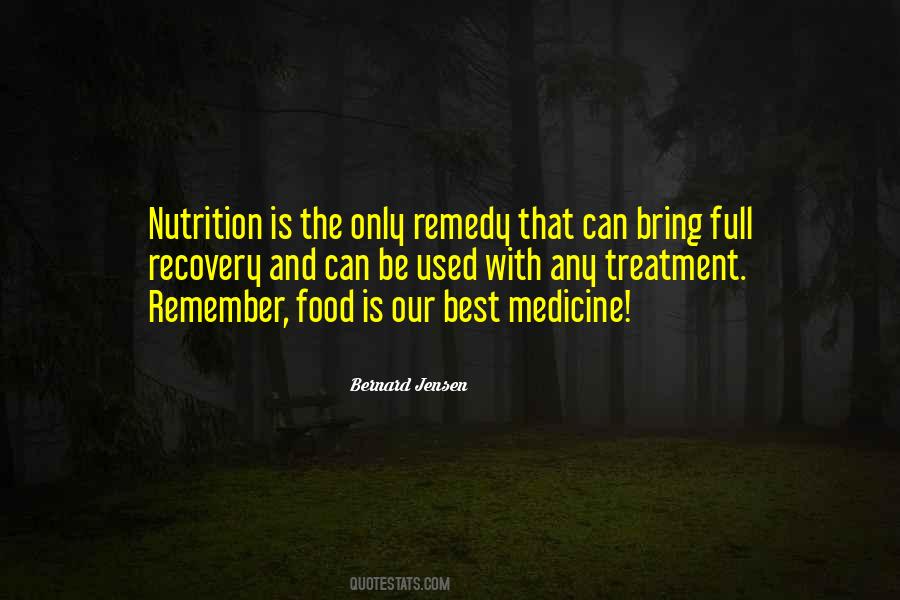 Food And Medicine Quotes #1079467