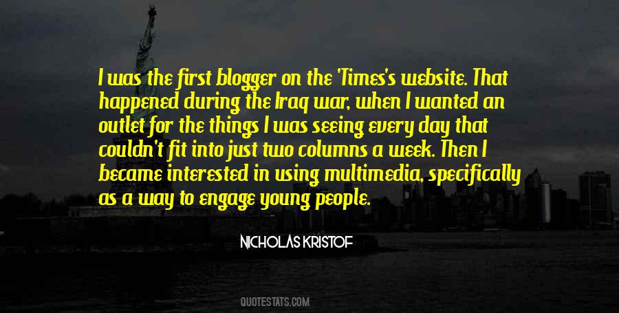 I Am A Blogger Quotes #292204