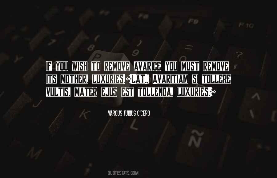 Quotes About Avarice #1321804