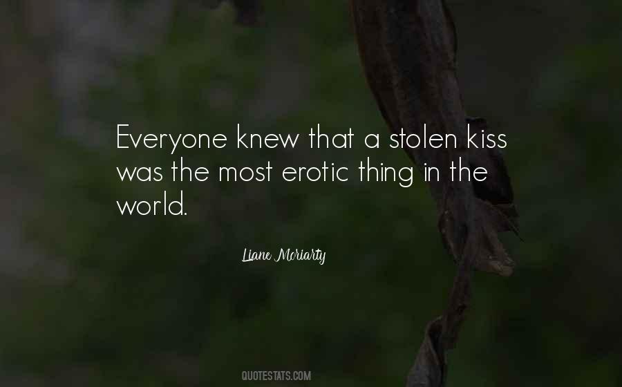 Quotes About A Stolen Kiss #229996