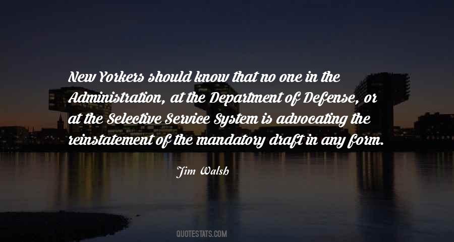 Quotes About Selective Service #50387