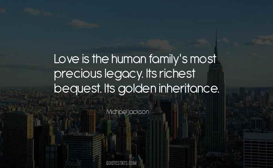 Quotes About Inheritance #1370489