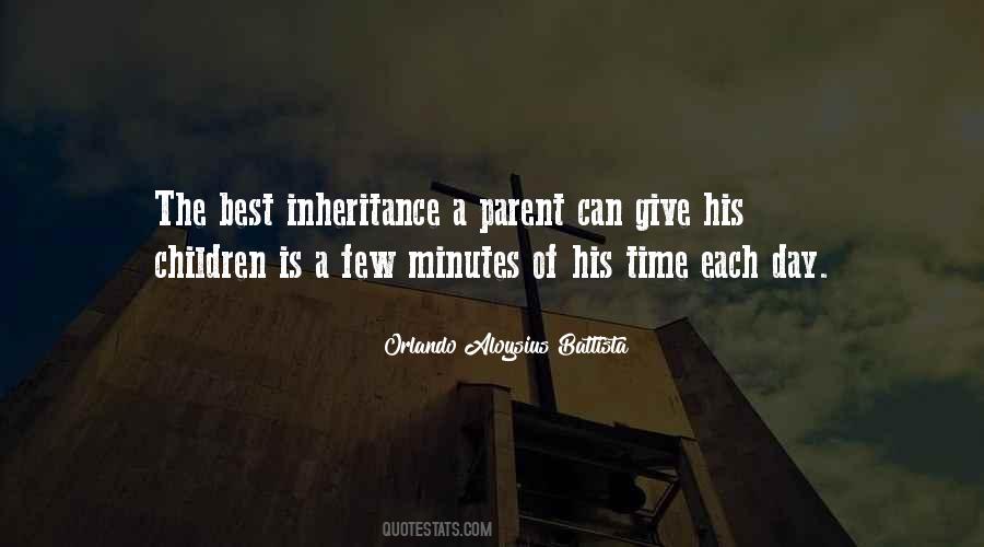 Quotes About Inheritance #1846277