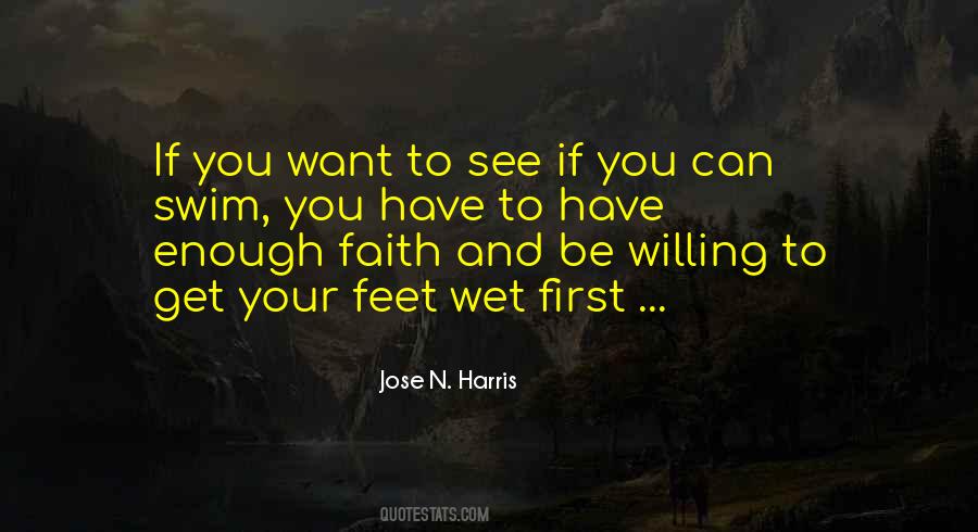 Quotes About Wet Feet #1346311