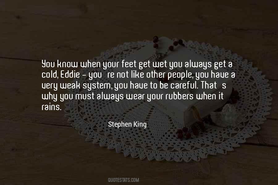 Quotes About Wet Feet #1569858