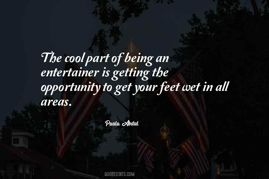 Quotes About Wet Feet #625822