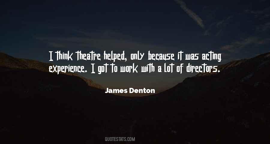 Quotes About Theatre Directors #502696