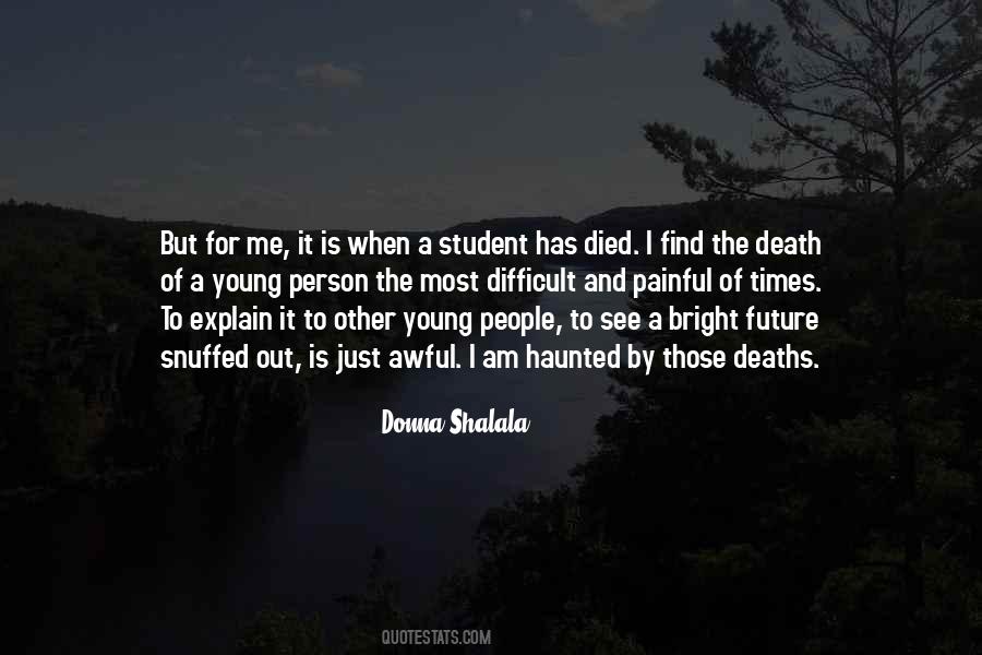 Quotes About Death Of A Young Person #688283