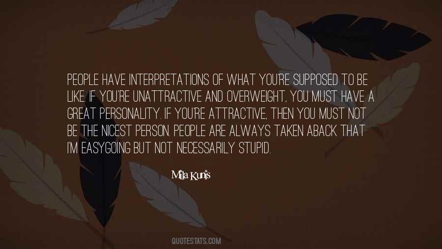 Quotes About Attractive Personality #870634