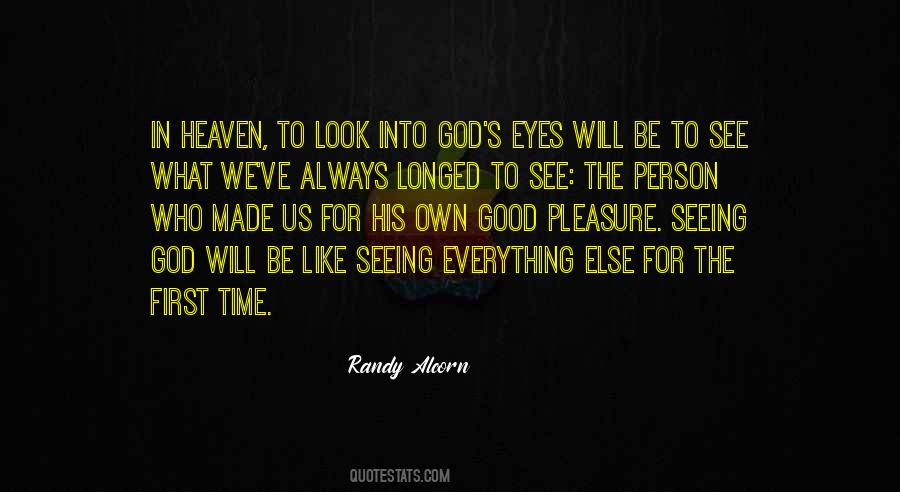 Quotes About Seeing God #1267149