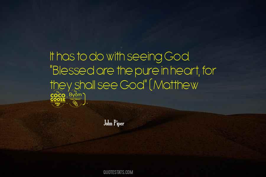 Quotes About Seeing God #709115