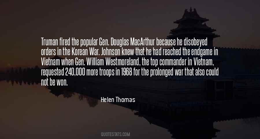 Quotes About Korean War #122890