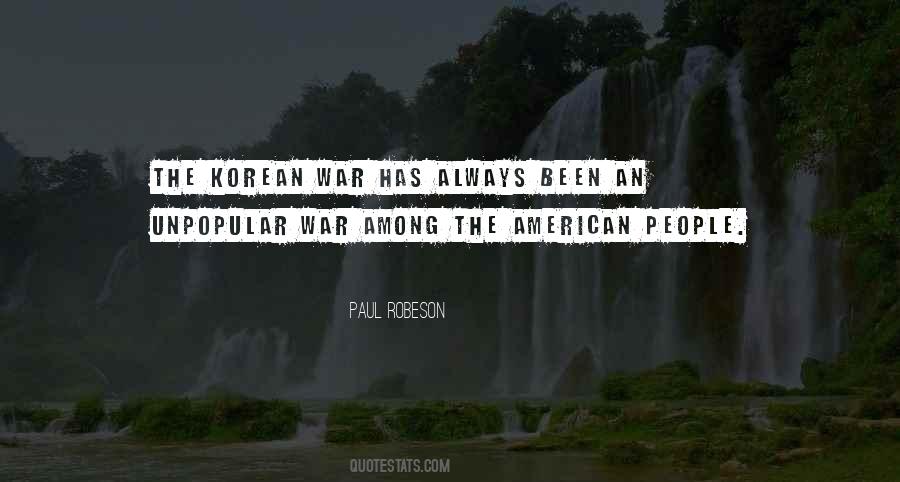 Quotes About Korean War #1706394