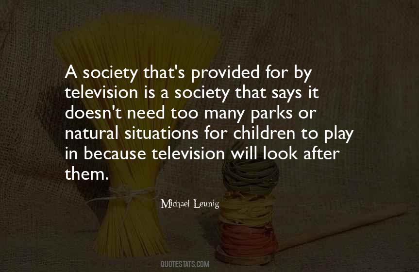 Quotes About Television And Society #174096