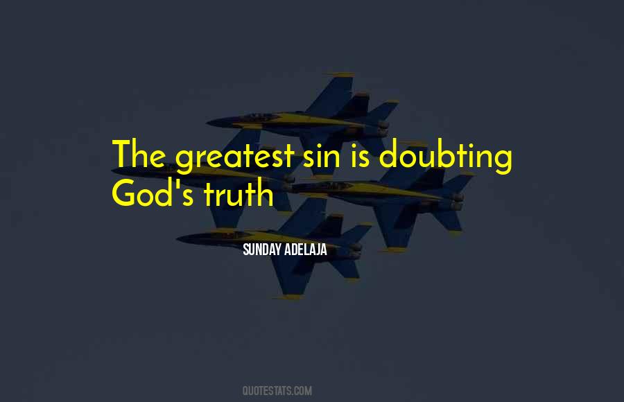 Quotes About Doubting #1027560