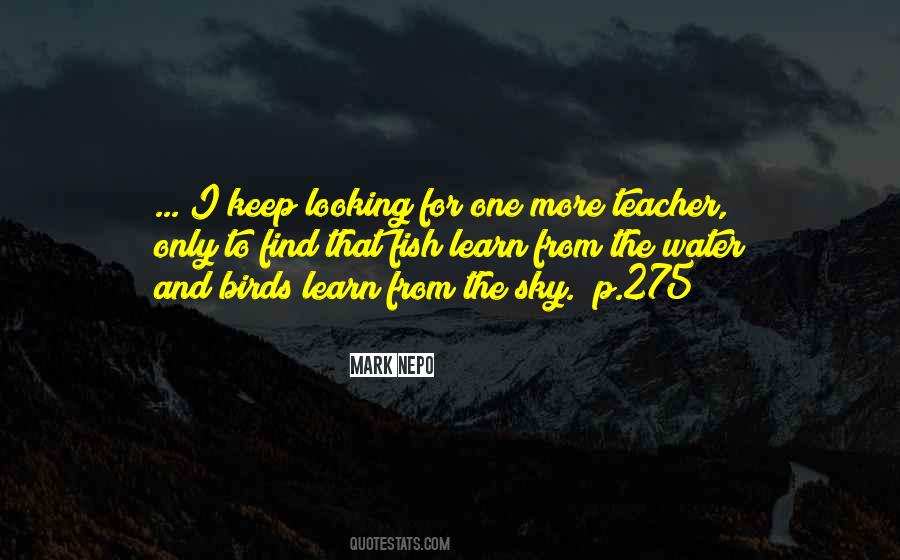 Quotes About Water And Sky #1392279