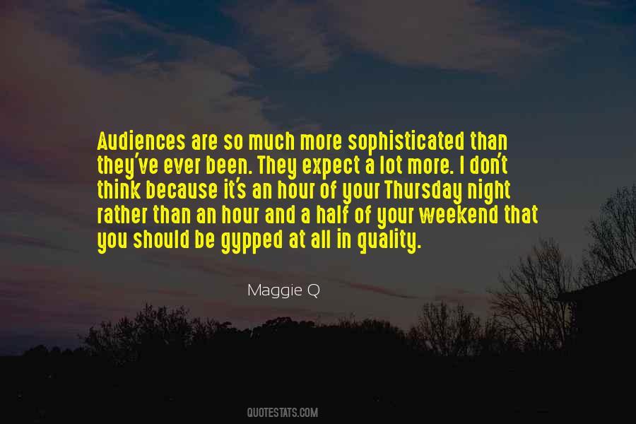 Quotes About Thursday Night #165675