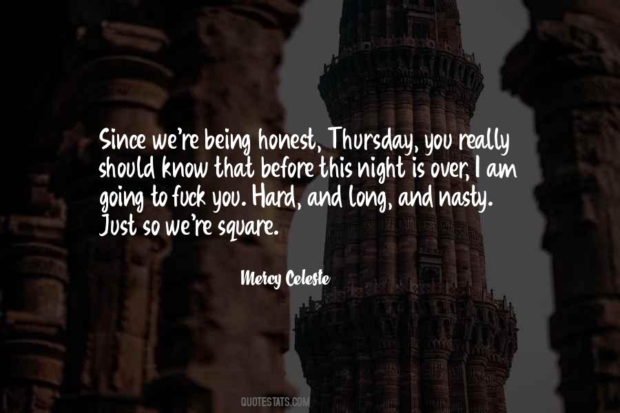 Quotes About Thursday Night #1846610