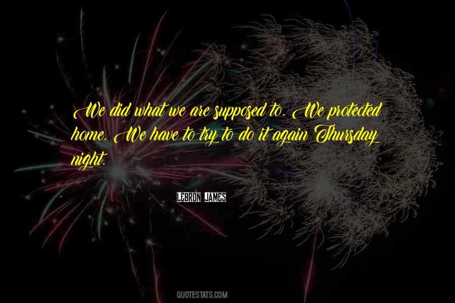 Quotes About Thursday Night #252901