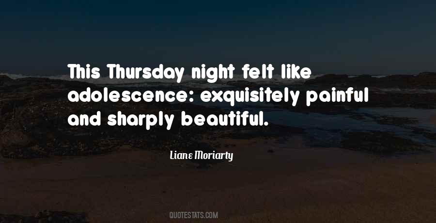 Quotes About Thursday Night #812346