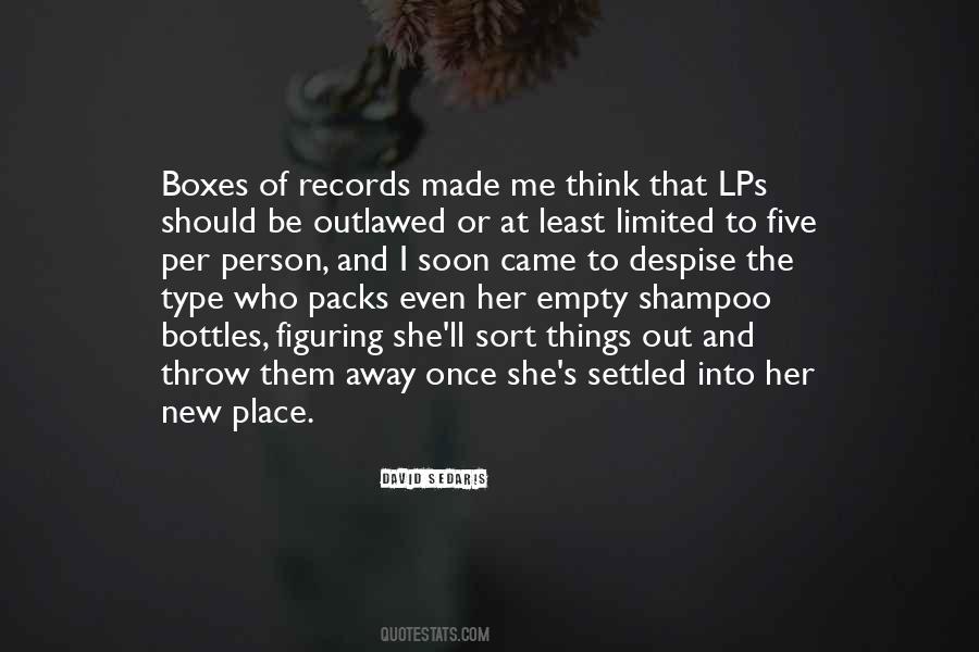 Quotes About Empty Boxes #1575441