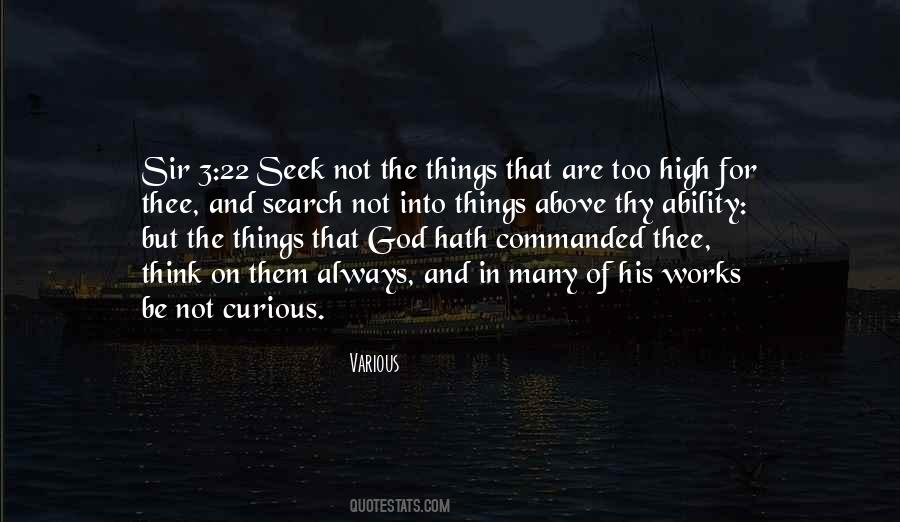 Search For God Quotes #1059476