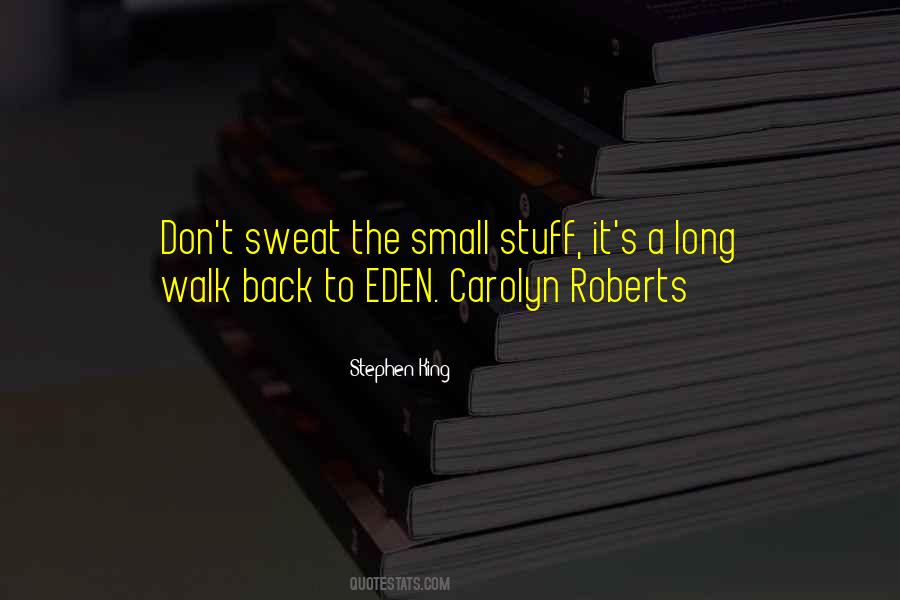 Quotes About Don't Sweat The Small Stuff #1255936