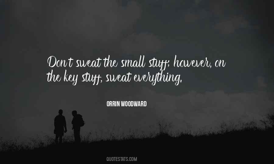 Quotes About Don't Sweat The Small Stuff #1315731