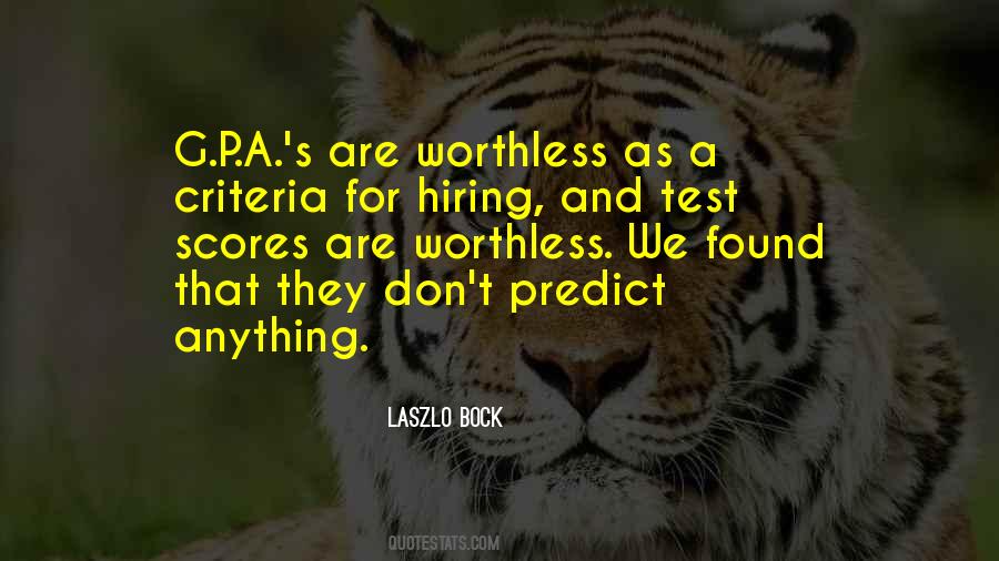 Quotes About Criteria #1784438