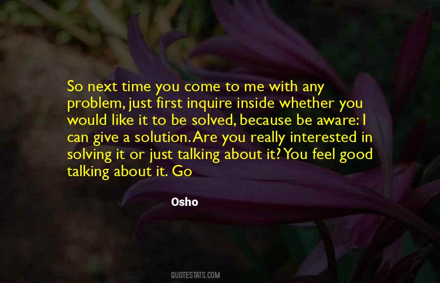 Quotes About Solution To A Problem #330135