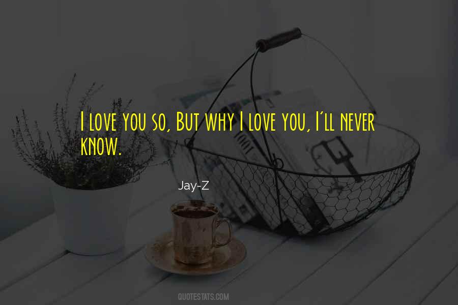 Quotes About Why I Love You #612253