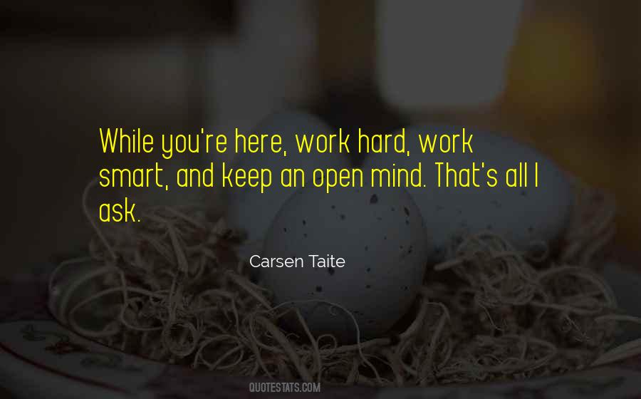 Quotes About Work Smart #1835397