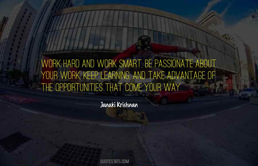 Quotes About Work Smart #405437