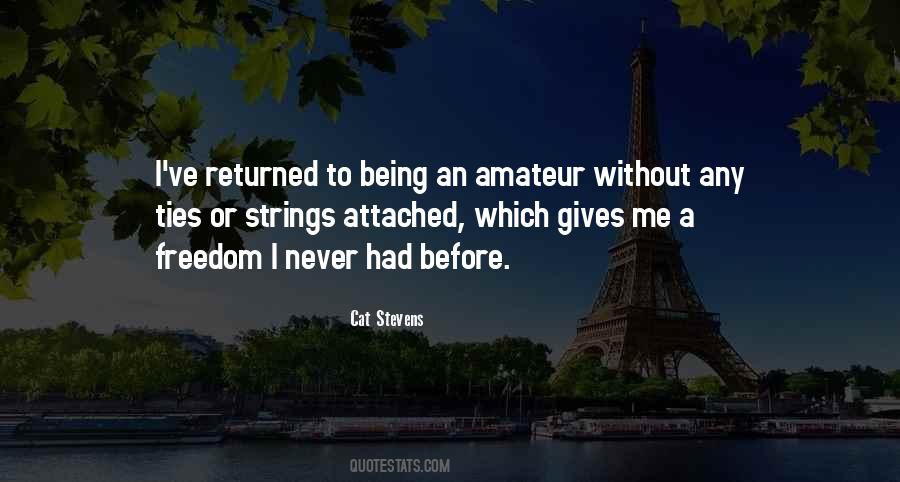 Being An Amateur Quotes #1315349