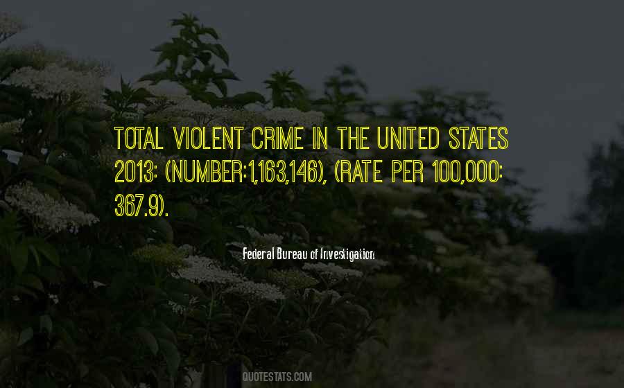 Quotes About Violent Crime #935415