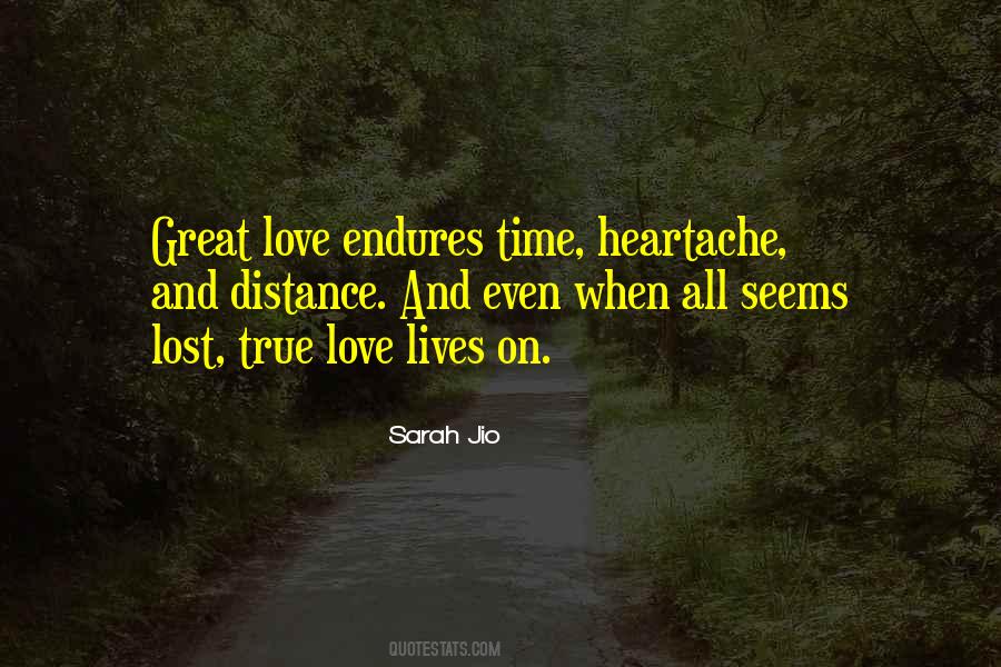 Quotes About Love That Endures #1557798