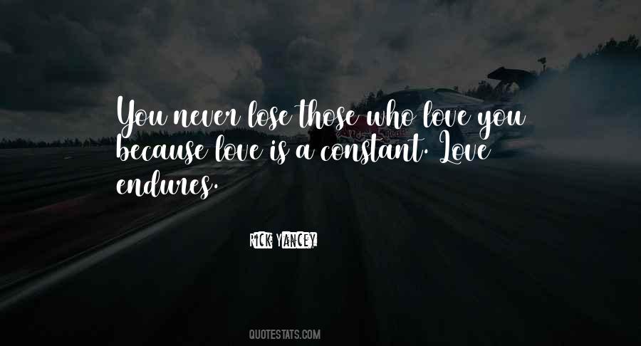 Quotes About Love That Endures #711681