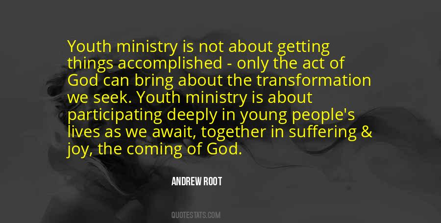 Quotes About Youth Ministry #1804303