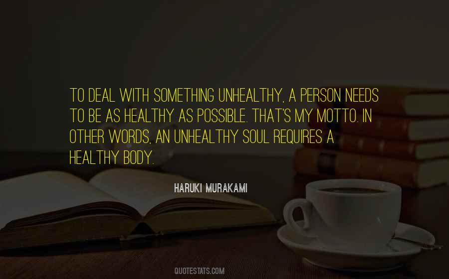 Healthy Soul Quotes #1234668