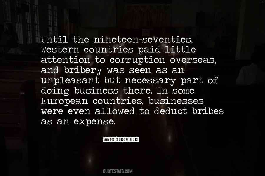 Quotes About Bribery #708186