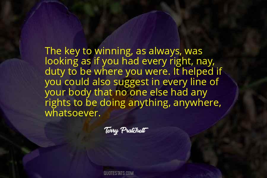 Quotes About Always Winning #356678