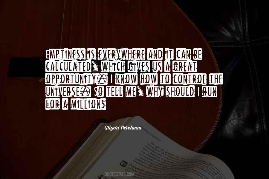 Emptiness Is Me Quotes #719566