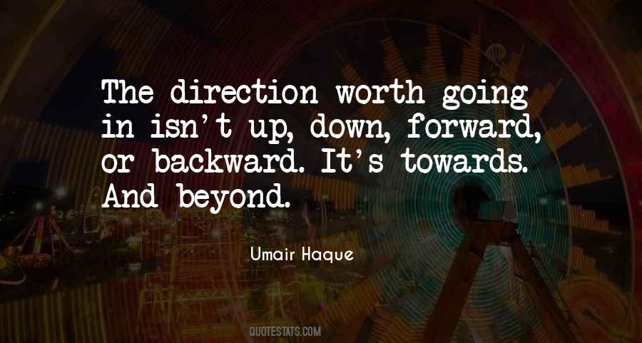 Forward Direction Quotes #1643880